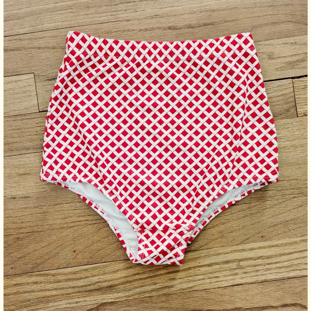 Kingdom & State High Waisted Retro Style Swim Bottoms - Size S